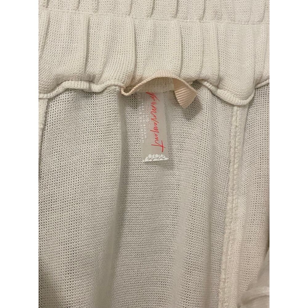 Free People FP Movement Pirouette Pant Large White Harem Baggy Sweatpant NEW NWT - Picture 9 of 12